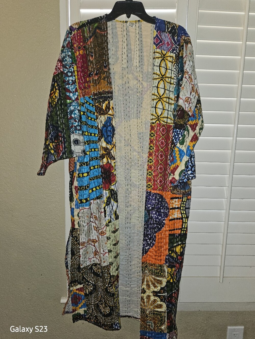 Raj Colorful Patchwork Boho Kimono
